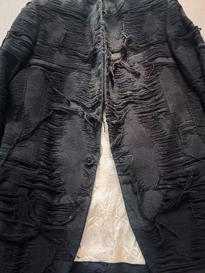 The Viridi-anne Early Archival "Destroyed" Wool Jacket