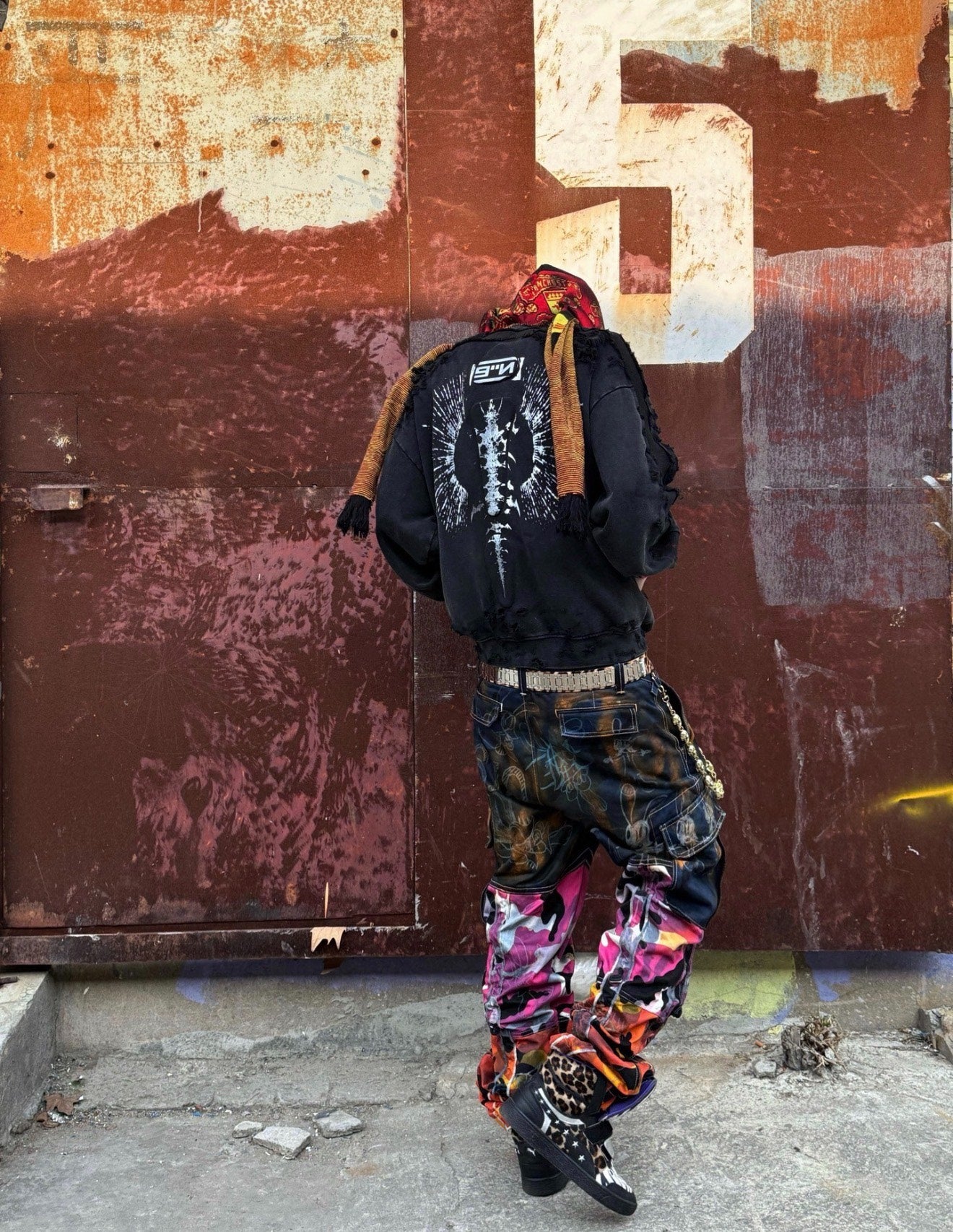 Custom Valentino x Skoloct Remake "1-of-1" Cargo Trousers