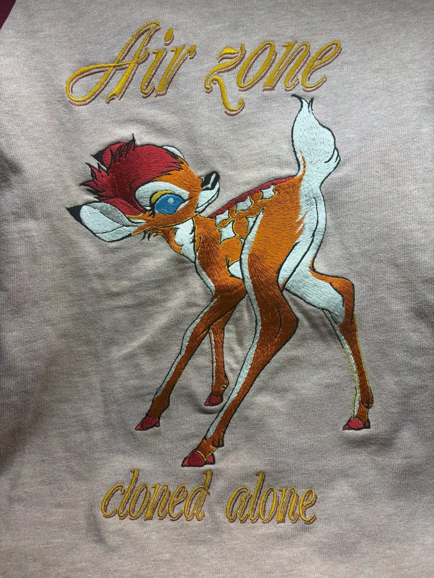 Beauty:beast AW98 "Air Zone" Bambi Embroidered Raglan T-Shirt