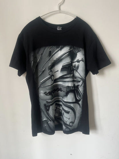 Custom Reworked Carcass "Surgical Steel" Slim-Fit T-Shirt
