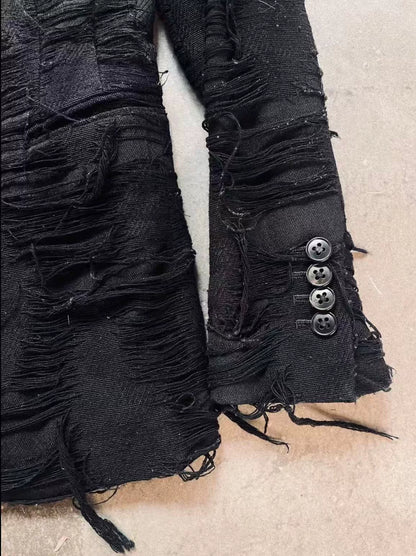 The Viridi-anne Early Archival "Destroyed" Wool Jacket