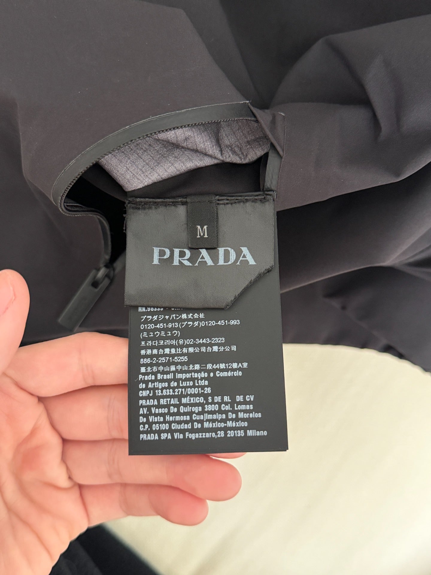 Prada Linea Rossa AW19 Black Gore-Tex Technical Jacket