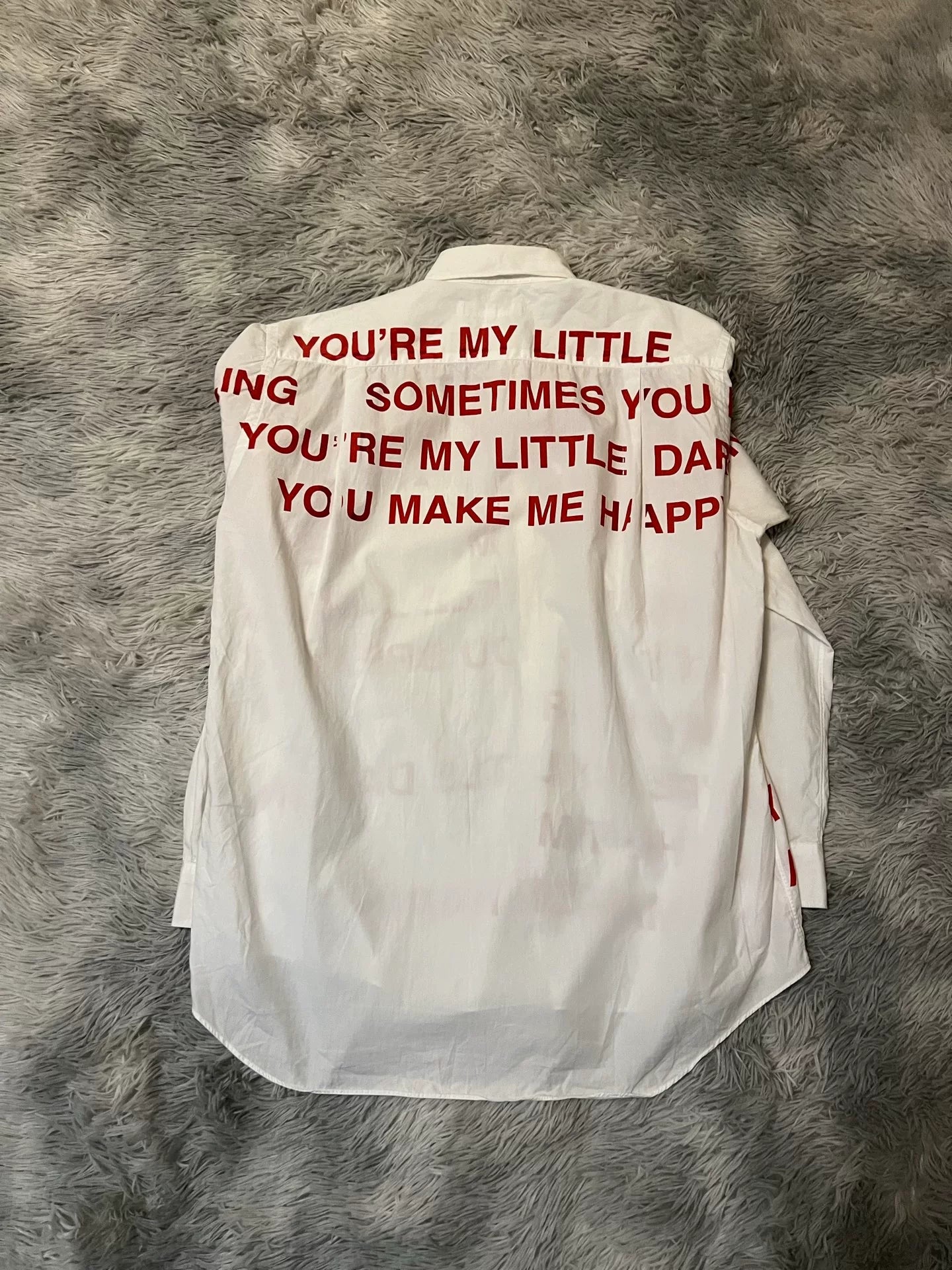 Junya Watanabe Poetry Text Shirt