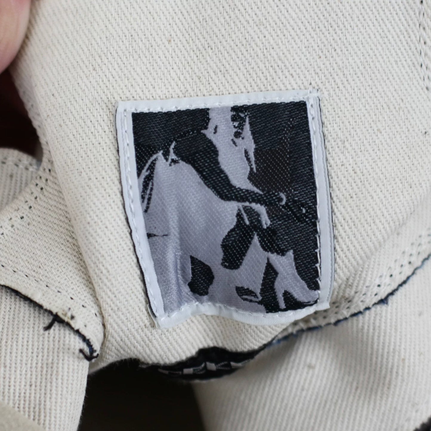 Rick Owens DRKSHDW Waxed Canvas "Ramones" High-Top Sneakers