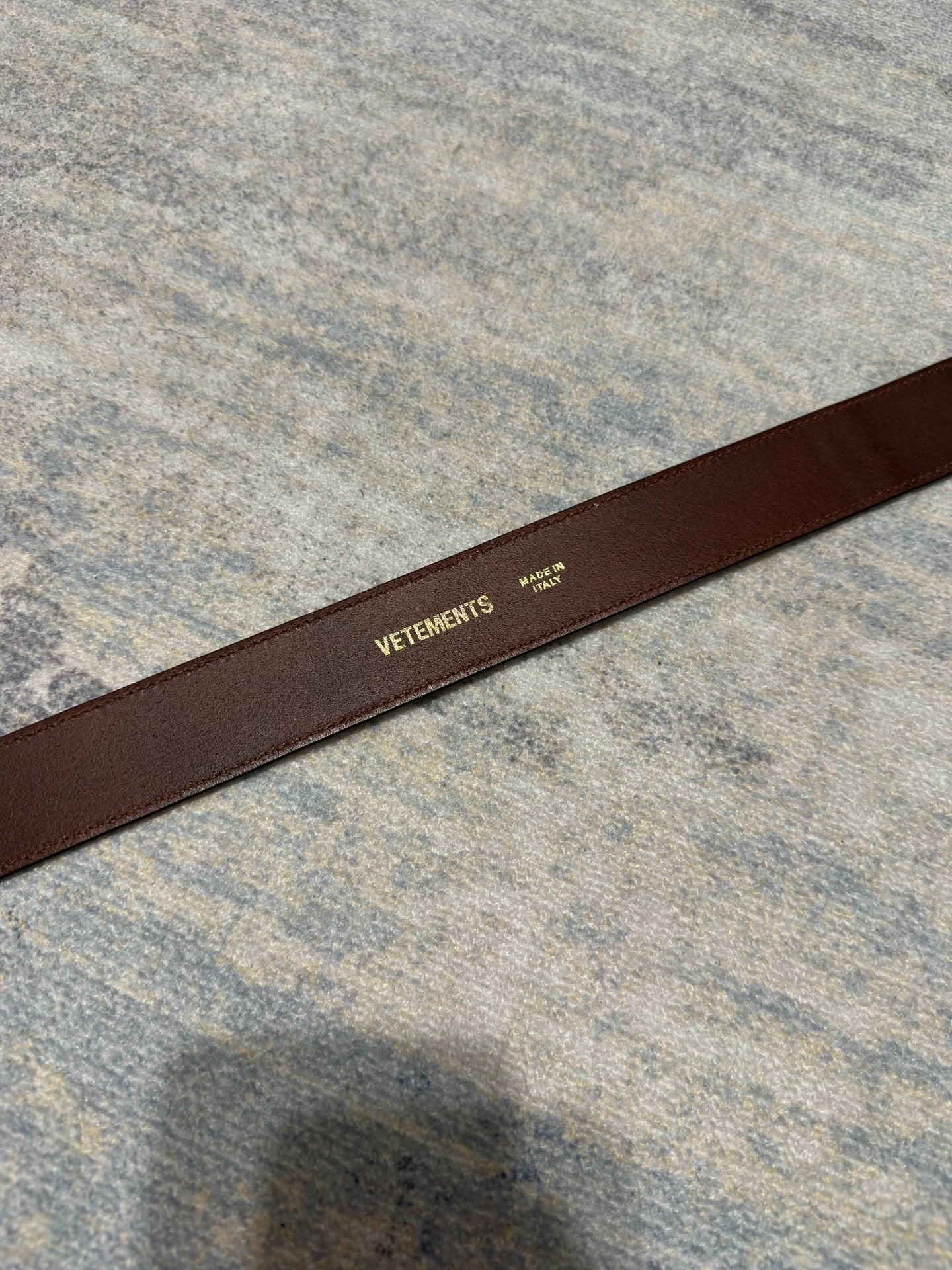 Vetements AW18 Holographic Emoji Ruler Belt