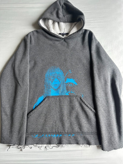 Raf Simons SS03 "Consumed" Grey "Penelope Shark" Hoodie