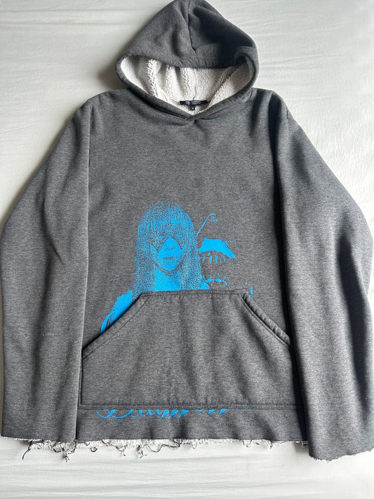 Raf Simons SS03 "Consumed" Grey "Penelope Shark" Hoodie