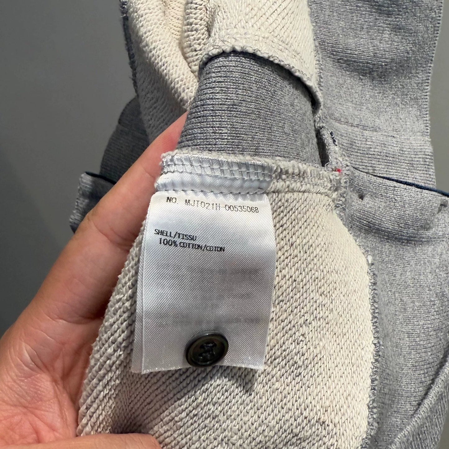 Thom Browne Classic 4-Bar Heather Grey Sweatshirt