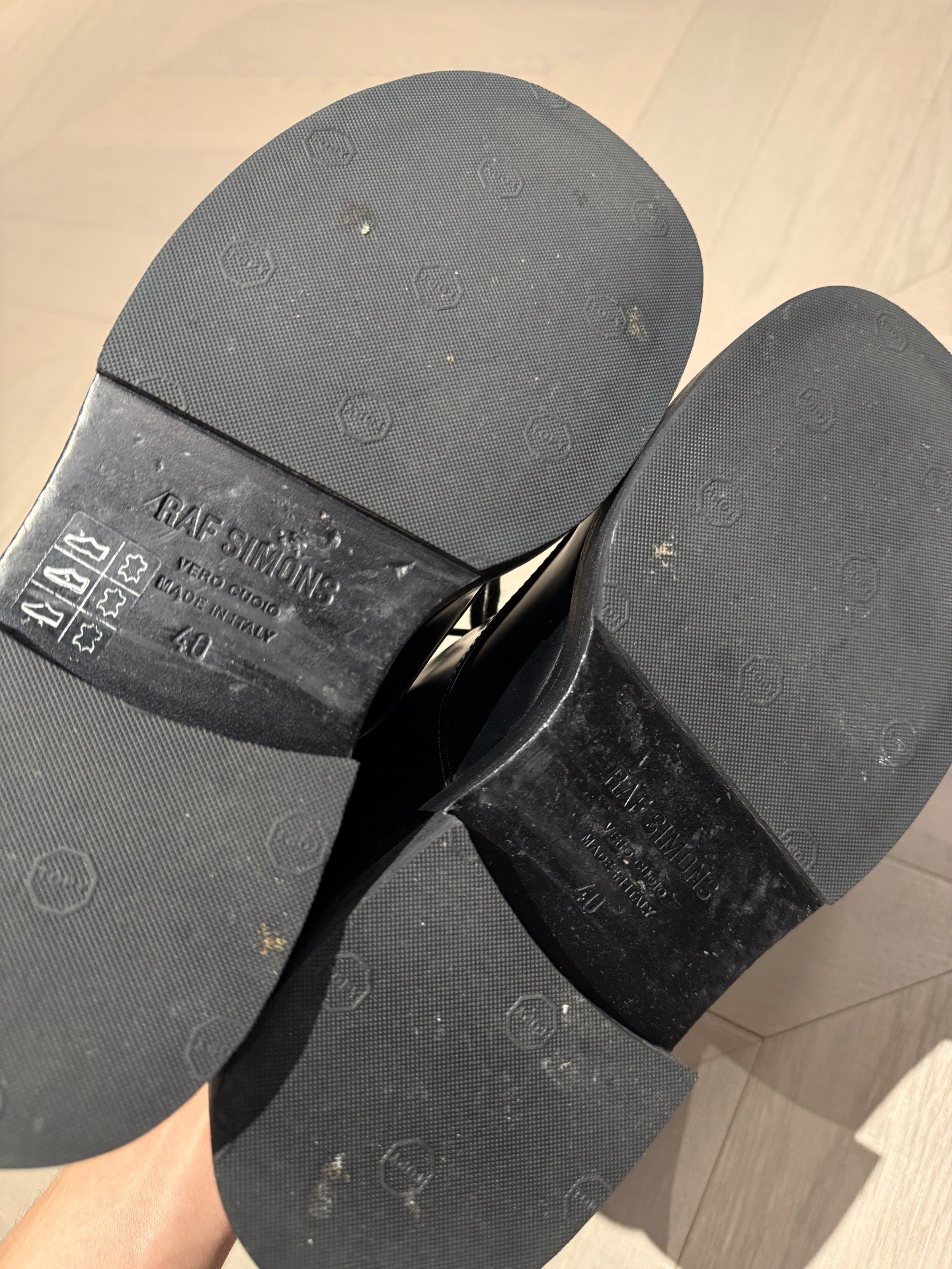 Raf Simons SS22 Chunky Toe Derby Shoes