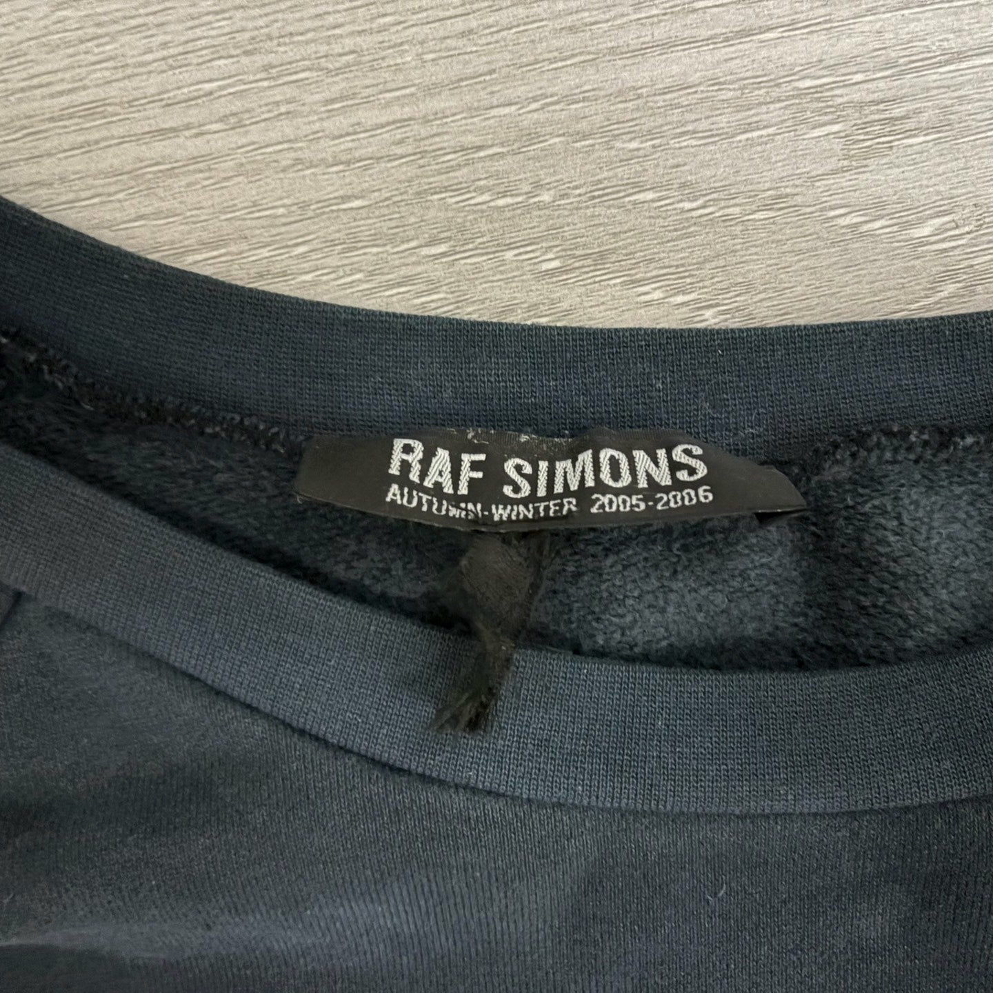 Raf Simons AW05 "History of My World" Peter De Potter Crewneck