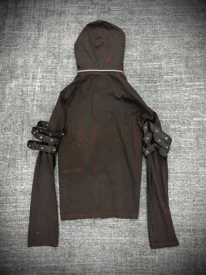 H.naoto h.ANARCHY Distressed Bondage Harness Jacket