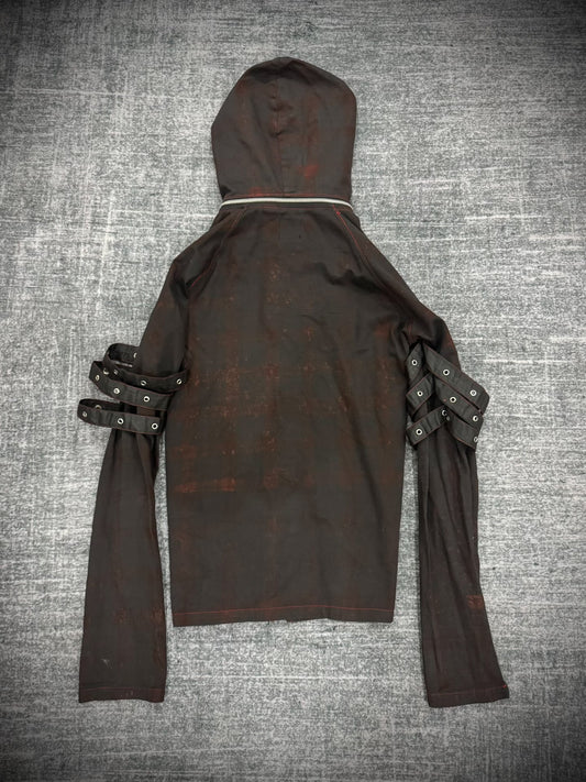 H.naoto h.ANARCHY Distressed Bondage Harness Jacket