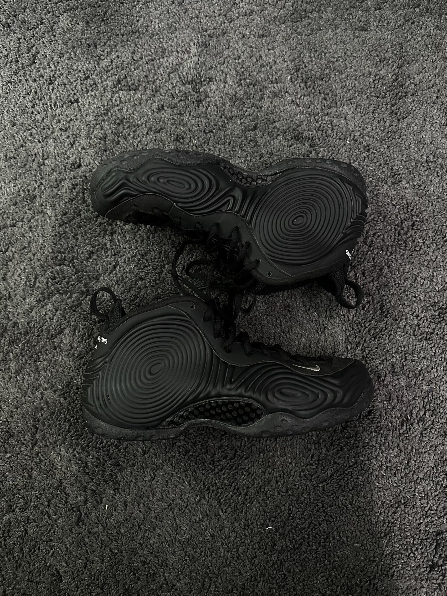 Comme des Garçons Homme Plus x Nike Air Foamposite One "Black" 40