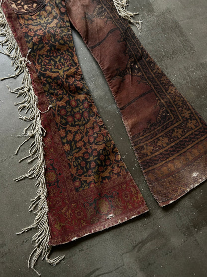 If Six Was Nine "Carpet" Fringe Flared Pants
