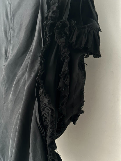 Comme des Garçons Fall/Winter 2014 "Roses and Blood" Silk Ruffled Top