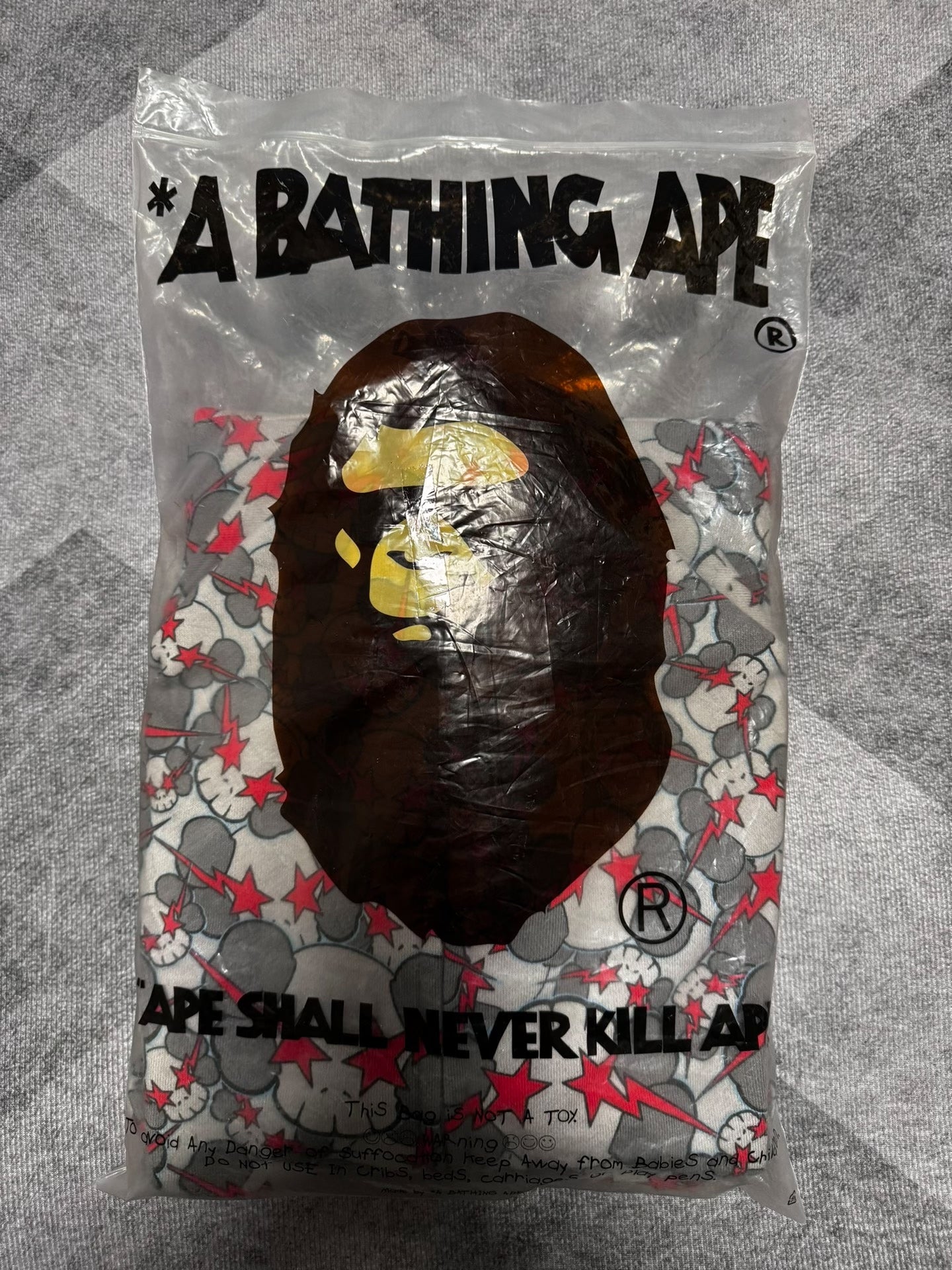 A Bathing Ape x KAWS "Bendu Sta" Full-Zip Hoodie (2005)
