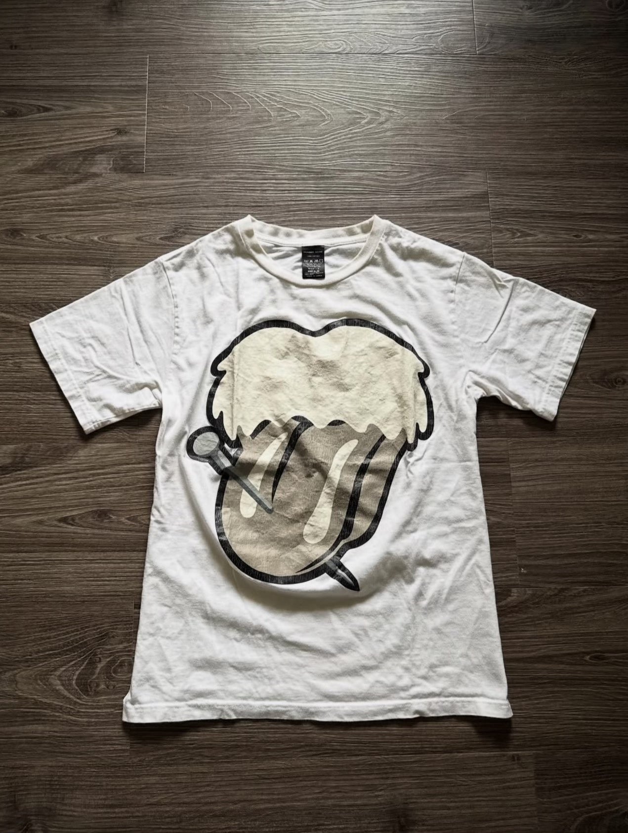 Number (N)ine x God Selection XXX Rolling Stones Logo Tee