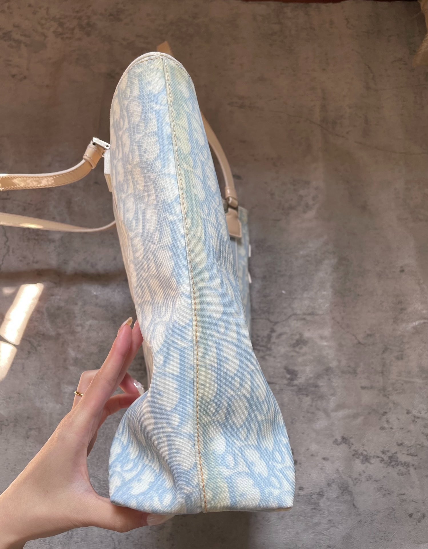 Dior Tote Bag by John Galliano, Light Blue (Vintage)