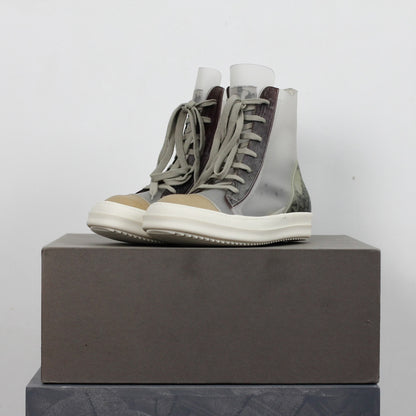 Rick Owens Translucent PVC "Ramones" High-Top Sneakers