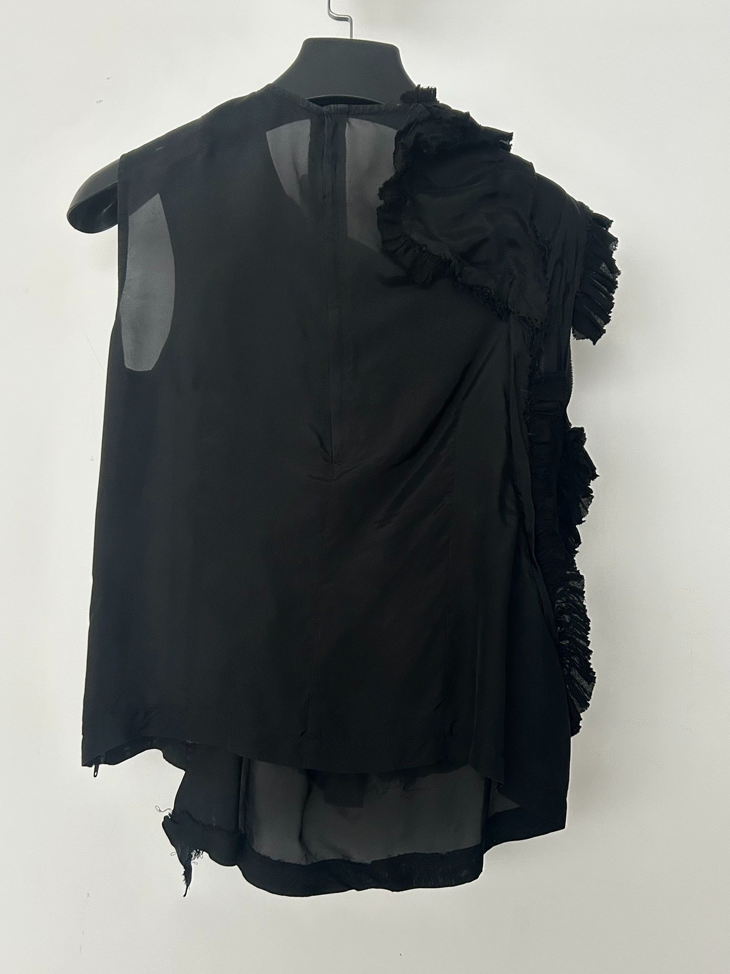 Comme des Garçons Fall/Winter 2014 "Roses and Blood" Silk Ruffled Top