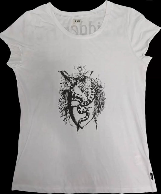 L.G.B. "Forbidden Fruit" Snake Graphic T-Shirt