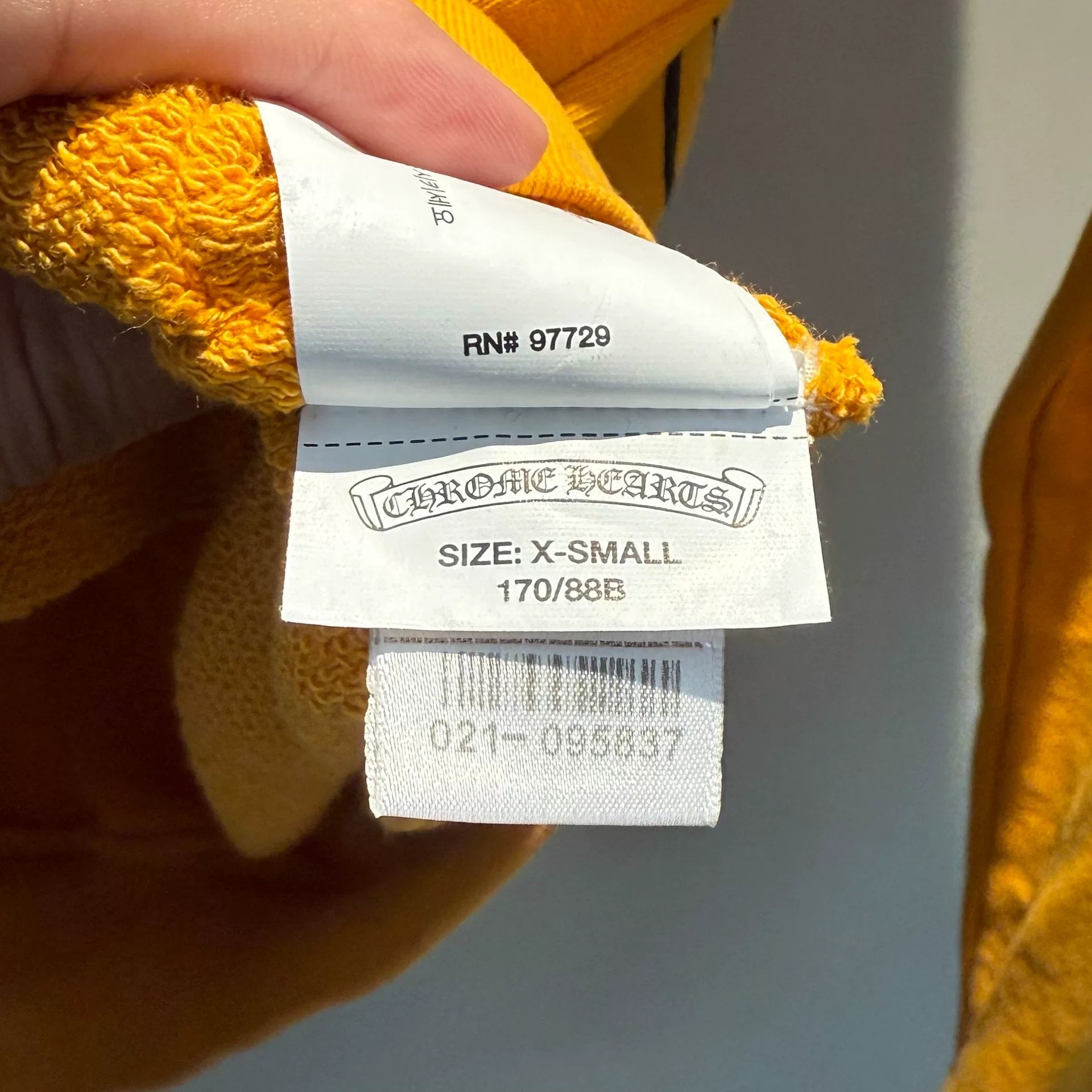 Chrome Hearts x Matty Boy "Caramel Amber" Large Horseshoe Hoodie