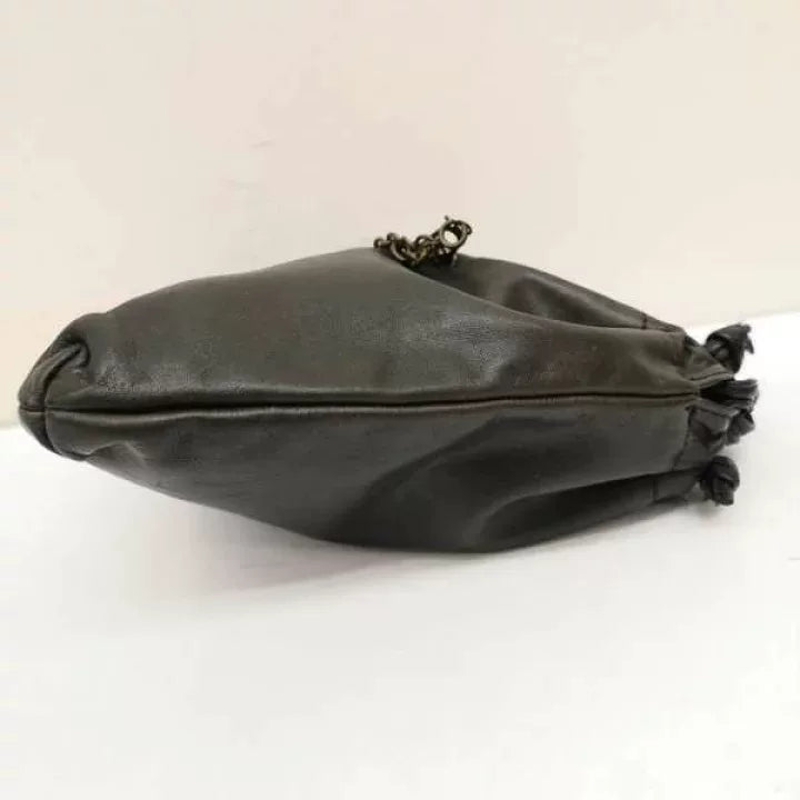 Vintage Jean Paul Gaultier 1990s Safety Pin Leather Pouch