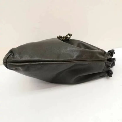 Vintage Jean Paul Gaultier 1990s Safety Pin Leather Pouch