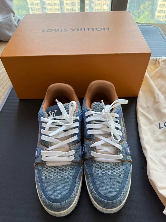 Louis Vuitton Trainer Low 'Monogram Denim' size 39