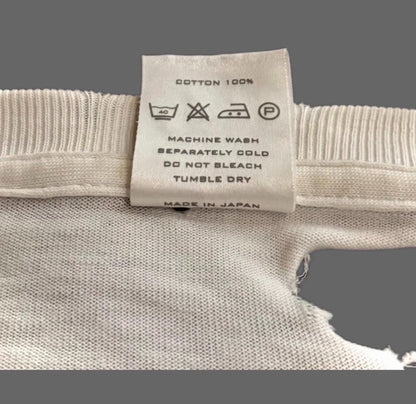Number (N)ine Distressed Long-Sleeve Tee