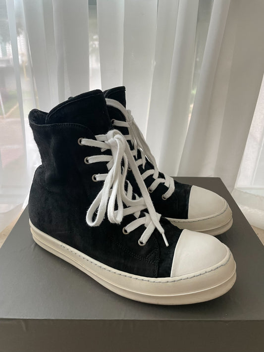 Rick Owens Mainline Suede "Ramones" Sneakers