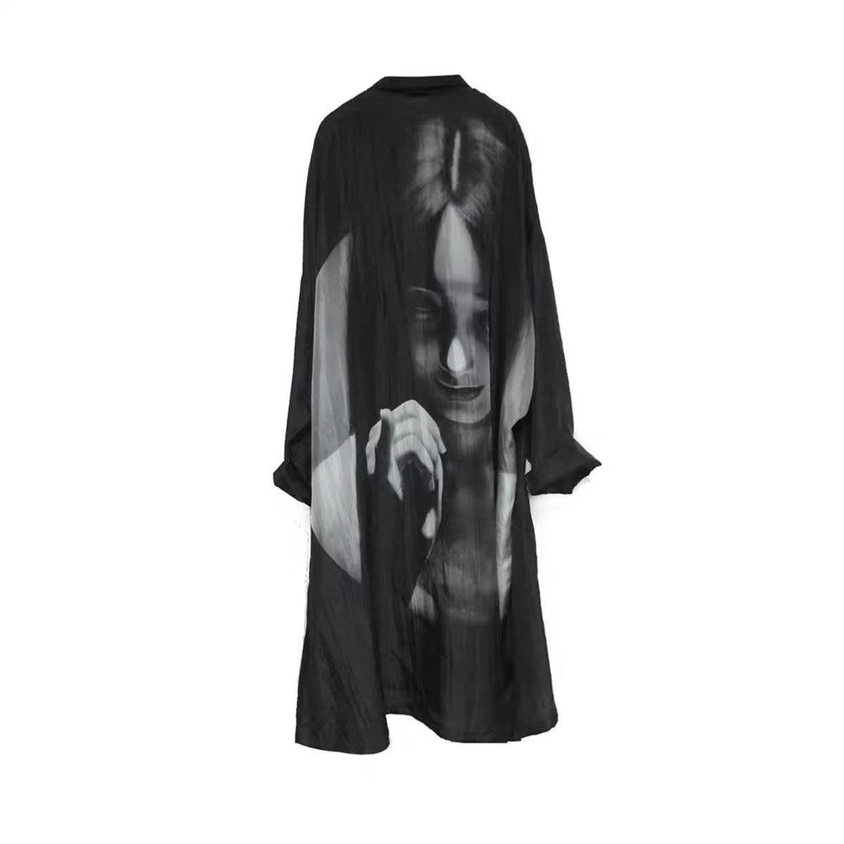 Yohji Yamamoto Pour Homme SS18 x Suzume Uchida "Pinky Swear" Silk Shirt