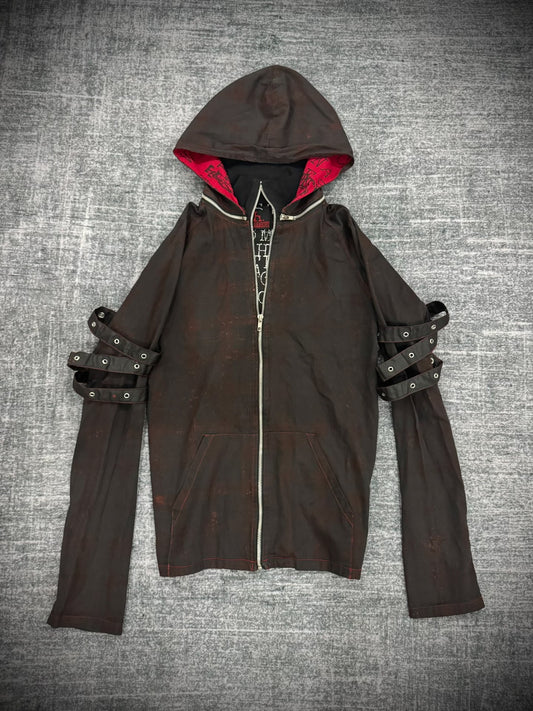 H.naoto h.ANARCHY Distressed Bondage Harness Jacket