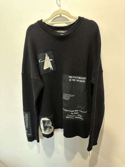 Raf Simons AW05 "History of My World" (Poltergeist) Scythe Patch Sweater